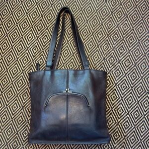 Vintage Coach Kisslock Skinny Tote GLUE IN REGISTRATION 9546 9450 9545 MOCHA